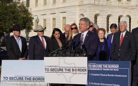 Rep. McCaul at a Press Conference on the Southern Border