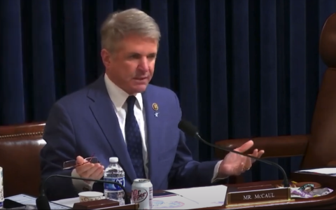 McCaul at CHS Hearing