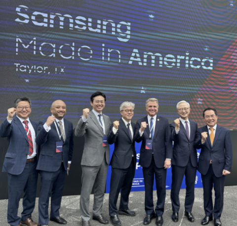 Rep. McCaul with Samsung Executives