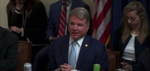 McCaul delivering remarks at CHS Hearing 