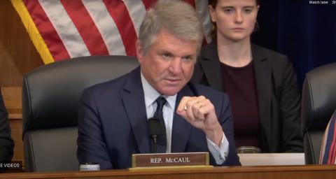 McCaul at House Foreign Affairs Committee Hearing