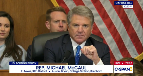 McCaul at Hearing