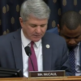 Rep. McCaul speaking at a hearing