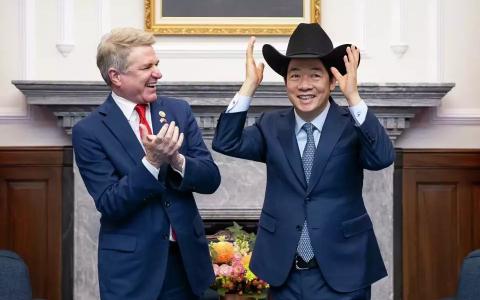 McCaul and President Lai
