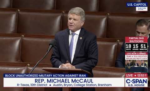 McCaul Speaks on Floor
