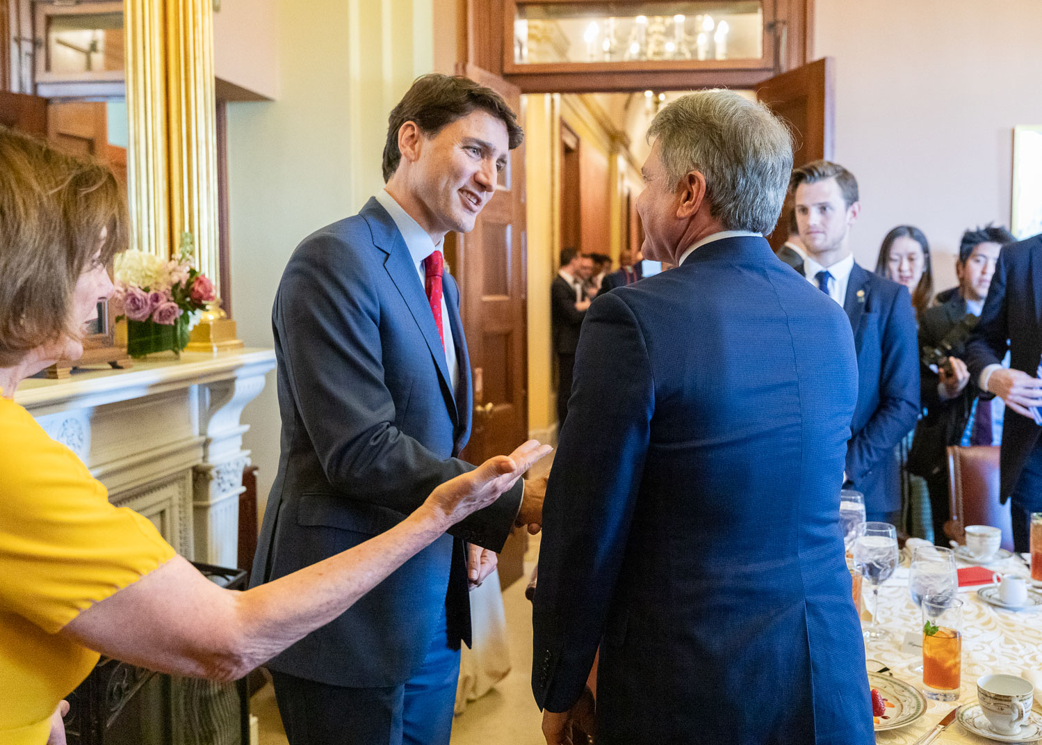 Rep. Michael McCaul with constituents